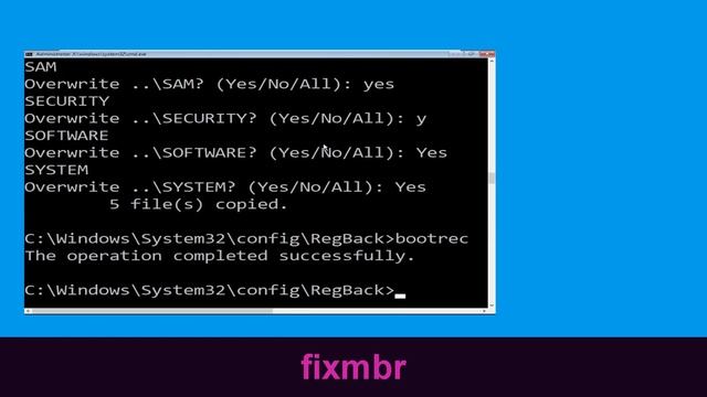 BAD SYSTEM CONFIG INFO WINDOWS 10 FIX смотреть онлайн