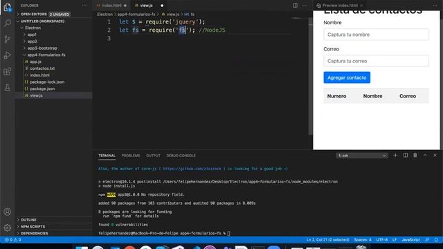 08 App4 Formularios + fs + Bootstrap смотреть онлайн