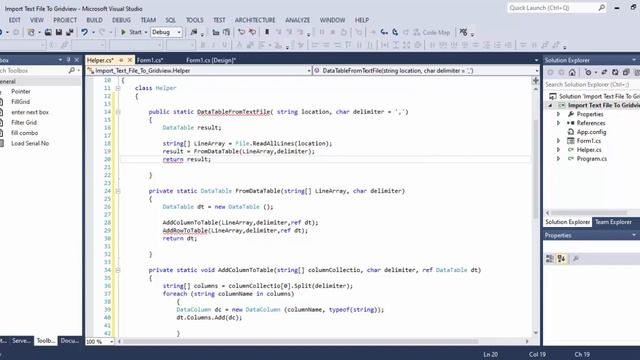 C# Import Text File To DataGridview In Windows forms смотреть онлайн