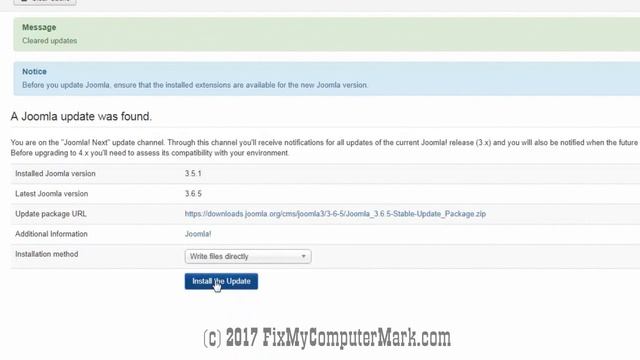 How to update Joomla 2.5.27 to 3.8.2 смотреть онлайн