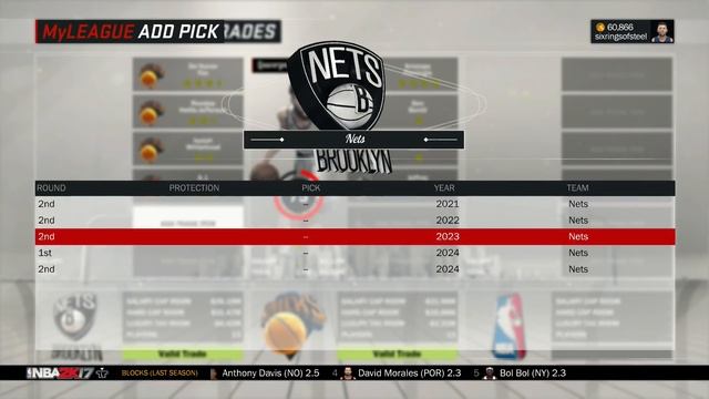 DRAFTING LAMELO BALL!! REBUILDING THE NETS!! NBA 2K17 MY LEAGUE смотреть онлайн