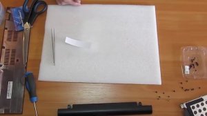 Разборка и чистка ASUS X550C (Cleaning and Disassemble ASUS X550C)