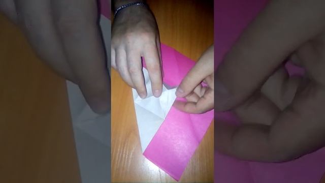 Губы. Письмо кричалка из Гарри Поттера. Оригами как сделать губы из бумаги. Простое оригами.Origami смотреть онлайн