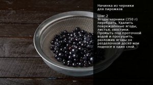 Начинка из черники для пирожков . Рецепт от шеф повара Максима Григорьева