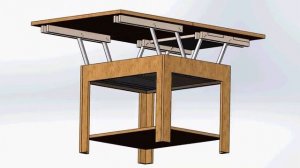 простой стол трансформер своими руками чертежи