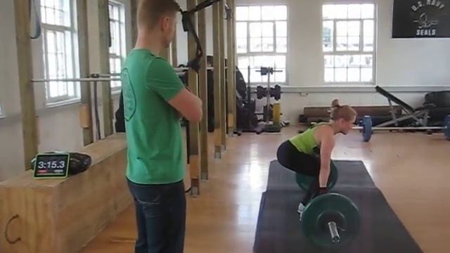 Crossfit Open workout 13.4 Hafdis @Budz Boot Camp смотреть онлайн