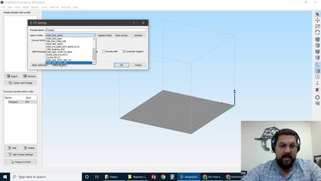 How to Import a FFF Profile in Simplify3D for a German RepRap 3D Printer смотреть онлайн