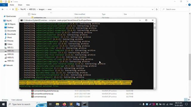 How to Install Laravel and Create Laravel Project on Laragon Server смотреть онлайн