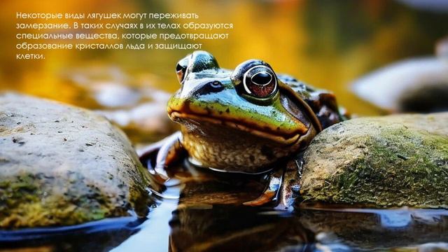 Интерактивная презентация "Где зимуют лягушки" смотреть онлайн