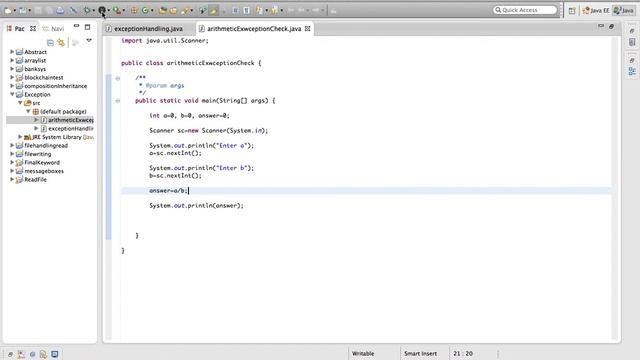 Exception Handling in JAVA | What is Exception? | Java Tutorials | Object Oriented Programming (OOP смотреть онлайн