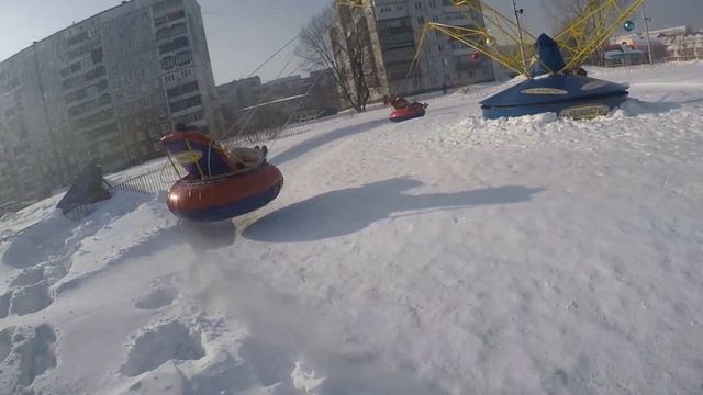 Лучший зимний, мобильный аттракцион 2016года смотреть онлайн