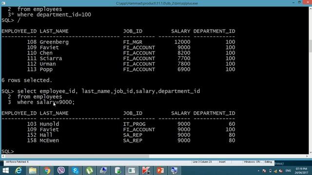 Oracle Lecture 3-(Part 1) смотреть онлайн