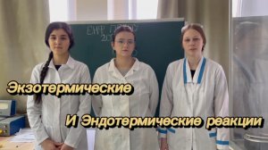 Экзотермические и эндотермические реакции