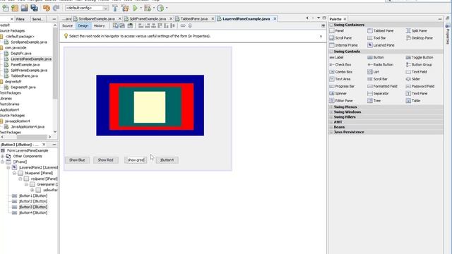 How to use layered Pane in Swing Tutorial part-13 || Java Code смотреть онлайн
