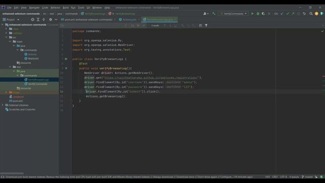 Capture Browser | Logs | for failed Tests | with Selenium | Java | TestNG смотреть онлайн