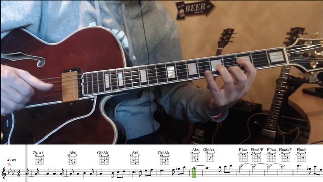 Chovendo Na Roseira (Double Rainbow) - Tom Jobim - three voice chords - version смотреть онлайн