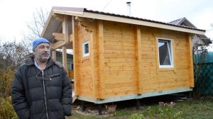 Баня из профилированного бруса 135х140. ОТЗЫВ.