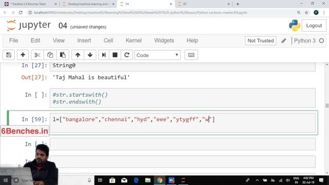 python for beginners: python strings смотреть онлайн