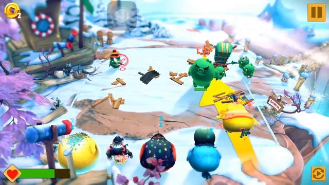 Angry Birds Evolution - CHAPTER 11 - THE SNOWBOMB! - Gameplay iOS/Android Video смотреть онлайн