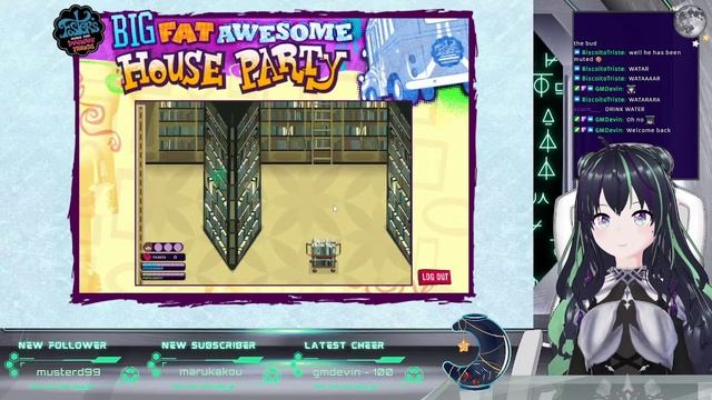 BIG FAT AWESOME HOUSE PARTY | Gameplay | House Tour + Mini Games смотреть онлайн