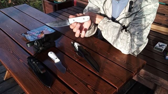 Новые ножи с акрилом на рукояти смотреть онлайн