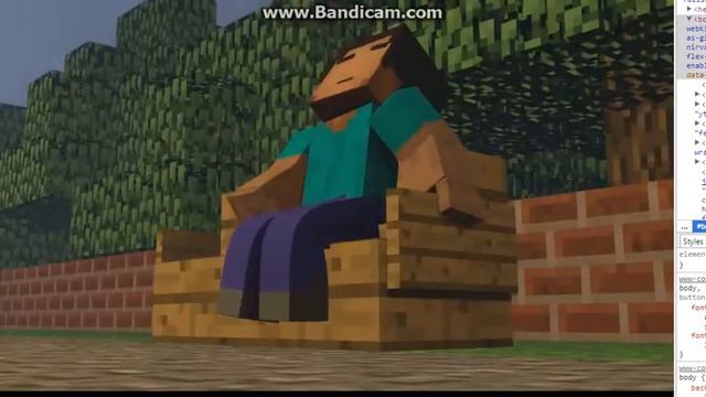 Minecraft - Преследование Хиробрина (Анимация) смотреть онлайн