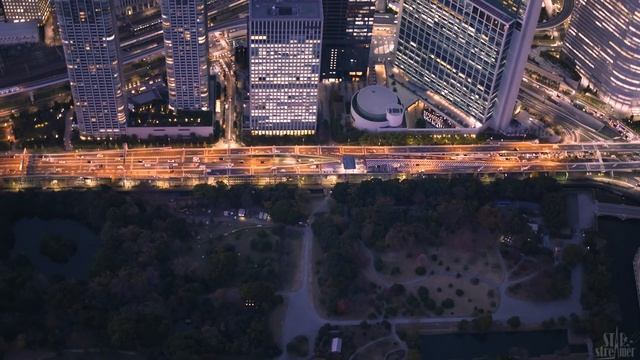 【東京空撮】絶景トワイライト TOKYO TWILIGHT AERIALS 4K60P 10bit смотреть онлайн
