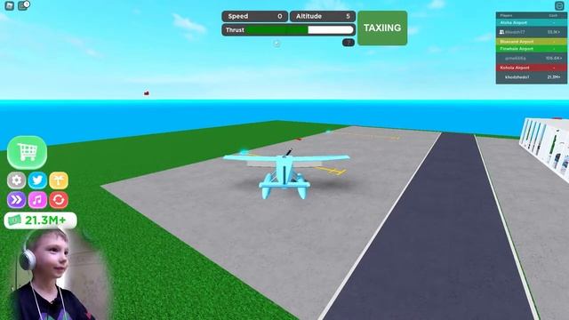 Играем в Roblox!!! Airport Tycoon!!! Аэропортный Магнат!!! смотреть онлайн