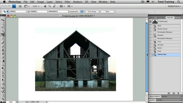 Adobe Photoshop CS4 Essentials Resize and Crop Images - Image Size Dialog Box смотреть онлайн