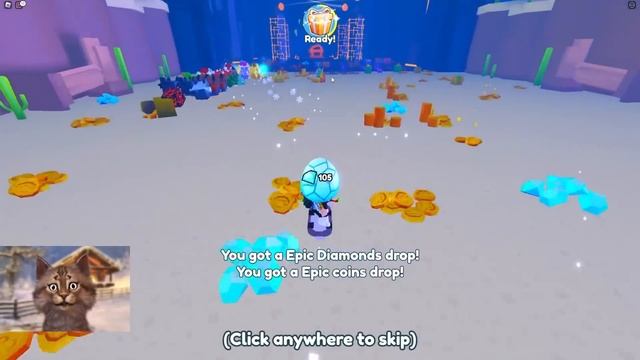 WE GOT THE HUGE DOMINUS LUCKI in Roblox Pet Simulator X Rainbow Lucky Blocks смотреть онлайн