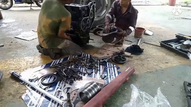 Perkins Engine 4 Cylinder Overhauling//Rebuild Full Movie Ll Roland Repair Vlog