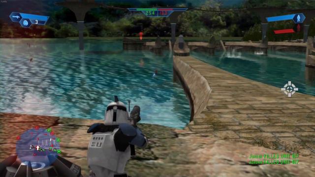 Star Wars Battlefront (2004) Clone Wars Campaign - 7/7 - EGM Mod смотреть онлайн