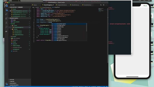 2) 리액트 네이티브 네비게이션 V5 - Drawer смотреть онлайн