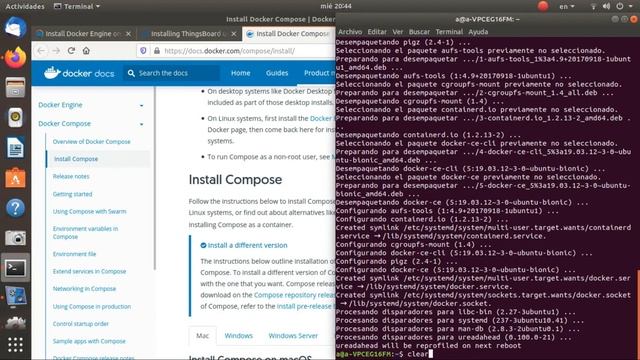 Installation of ThingsBoard Platform on Linux with Docker and Postgress Database смотреть онлайн