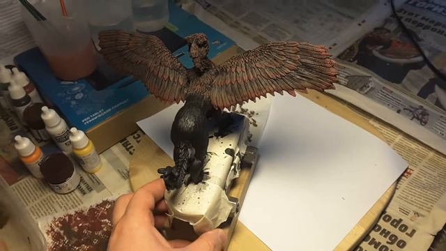 Гриффон из полимерной глины смотреть онлайн