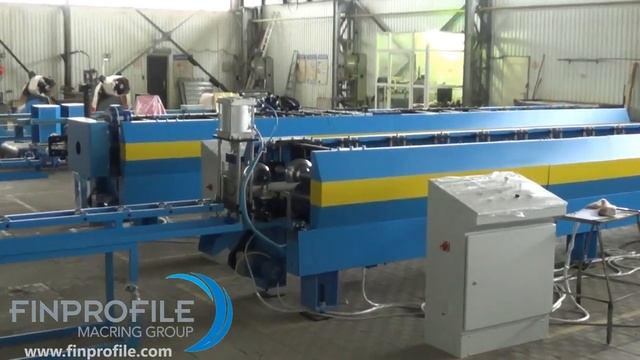 Линия производства водосточной трубы круглого сечения - Круглый водосточный желоб 125 мм смотреть онлайн