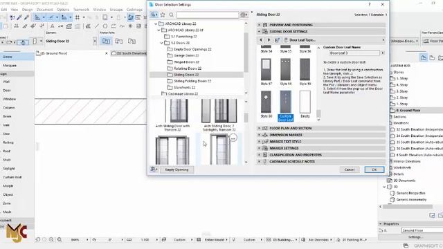 How To Create Sliding Gate. #GRAPHISOFT #Archicad22 #gate