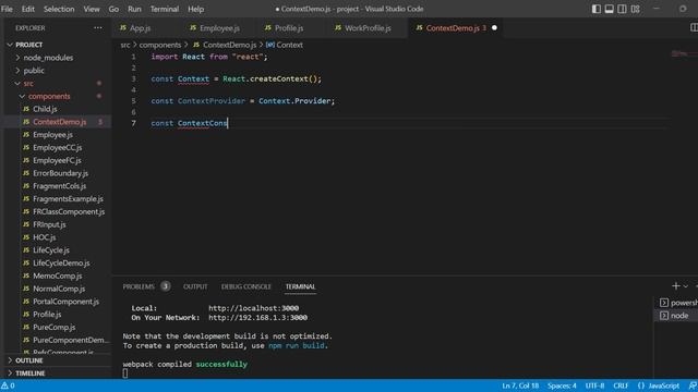 ReactJS Tutorial for Beginners - Part 28 - React Context смотреть онлайн