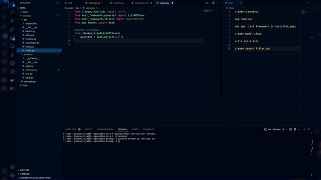 Django rest API | Search filter API | Django rest framework project for beginners смотреть онлайн