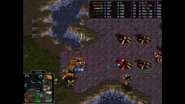 StarCraft: Brood War - 6 Legends Free For All!
