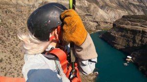 Зип лайн. Сулакский каньон. Дагестан