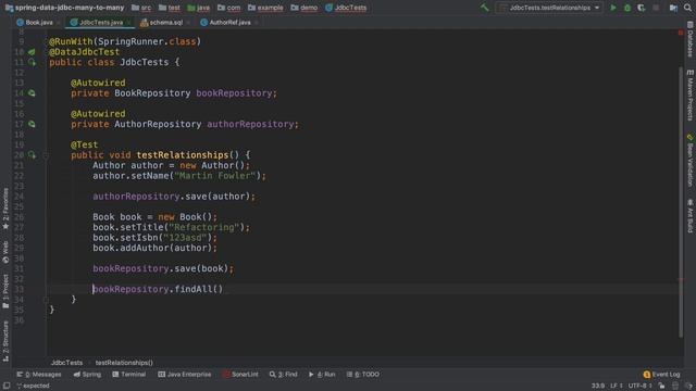 Spring Data JDBC - Many to Many Relationships смотреть онлайн
