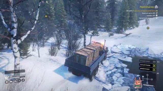 SnowRunner (Season 6: Haul & Hustle) - #16 - Мэн: Национальный парк Йеллоурок - Ледяной дозор (ч.6) смотреть онлайн