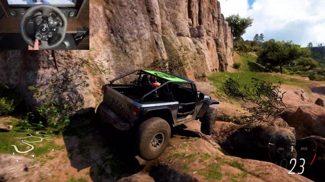 Jeep Trailcat | Forza Horizon 5 | Steering Wheel Gameplay смотреть онлайн