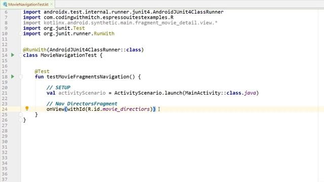 Fragment Navigation Testing (Espresso for Beginners PART 7) смотреть онлайн