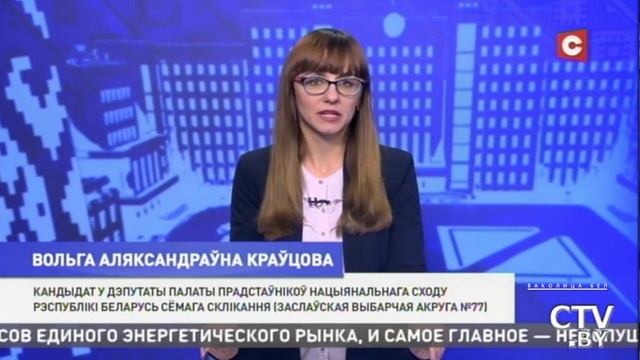 Ольга Кравцова - 77 избирательный участок - кандидат в депутаты палаты представителей Нацсобрания смотреть онлайн