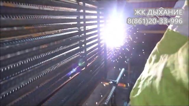 ЖК ДЫХАНИЕ в Краснодаре / НОЯБРЬ 2020 / Ход строительства смотреть онлайн