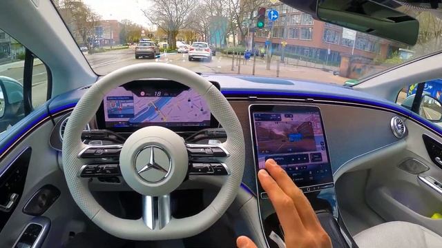 2022 Mercedes EQE 350+ - interior, exterior and specifications. Review смотреть онлайн