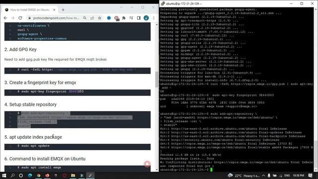 How to Install EMQX on Ubuntu & Connect to MQTT Broker using mqtt spy tool смотреть онлайн
