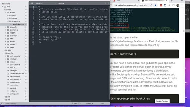 06. How to add bootstrap in rails 7 смотреть онлайн